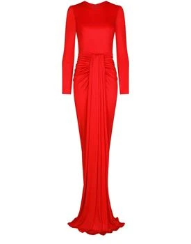 Dolce & Gabbana | 长款垂褶欧根纱连衣裙 