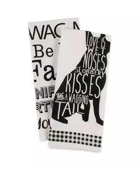 Design Imports | Asst Dog Prints Dishtowel Set of 2,商家Macy's,价格¥98