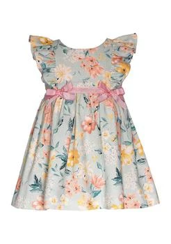 Bonnie Jean | Jean Toddler Girls Floral Printed Dress With Bows,商家Belk,价格¥176