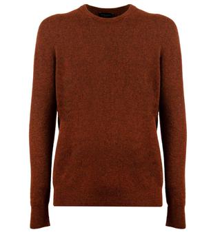 ROBERTO COLLINA, ROBERTO COLLINA | Roberto Collina Men's Orange Wool Sweater商品图片 