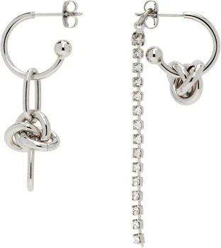 Justine Clenquet | Daria Crystal Earrings,商家SSENSE HK,价格¥450