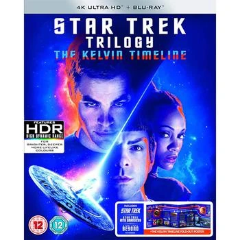 Paramount Home Entertainment | Star Trek Trilogy - The Kelvin Timeline,商家Zavvi US,价格¥811