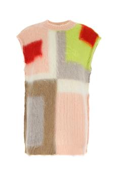 商品Fendi | Fendi Color-Block Crewneck Knitted Vest,商家Cettire,价格¥8161图片