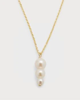POPPY FINCH | Pearl Trio Pendant Necklace,商家Neiman Marcus,价格¥2424
