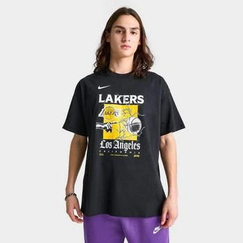 NIKE | Men's Nike Max90 Los Angeles Lakers NBA Courtside Graphic T-Shirt,商家Finish Line,价格¥330