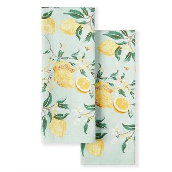Martha Stewart | Lemon Whimsy Dual Purpose Kitchen Towel 2-Pack Set, 16" x 28",商家Macy's,价格¥90
