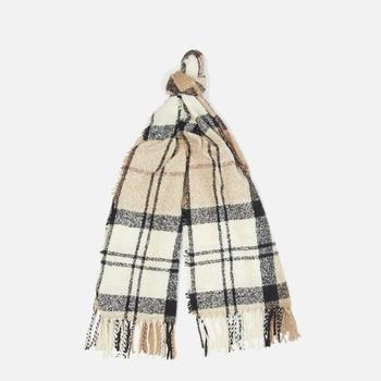 推荐Barbour Women's Tartan Boucle Scarf - Rosewood商品