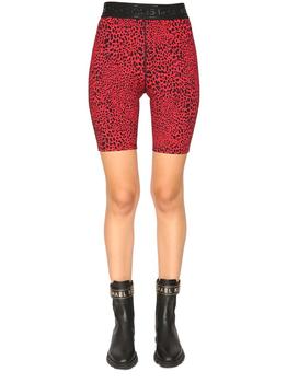 Michael Kors | Michael Michael Kors Animal-Print Bike Shorts商品图片,6.7折×额外9折, 额外九折