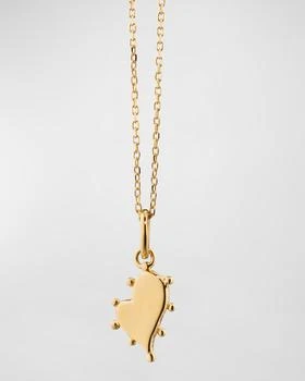 Monica Rich Kosann | 18K Yellow Gold Petite Heart Pendant Necklace,商家Neiman Marcus,价格¥6634