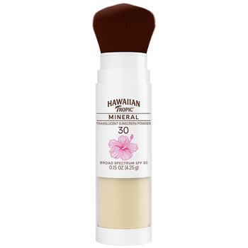 商品Hawaiian Tropic | Mineral Sunscreen Powder Brush SPF 30,商家Walgreens,价格¥156图片