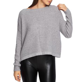 1. State是什么牌子, 1. State | 1.State Womens Plus Lace-Up Wafflestitch Pullover Sweater商品图片 1.2折起