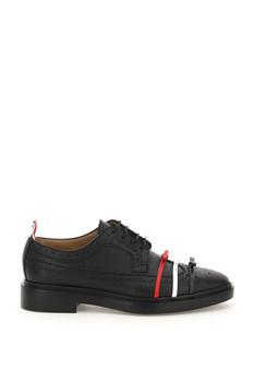 thom browne鞋, Thom Browne | Thom browne longwing brogue shoes with tricolour bows商品图片 