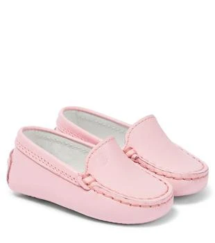 Tod's Junior | Baby Gommino leather mocassins,商家MyTheresa HK,价格¥914