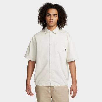 推荐Men's Nike Club Button-Down Short-Sleeve Woven Top商品