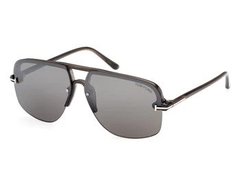 Tom Ford | Hugo Smoke Gradient Navigator Men's Sunglasses FT1003 51B 63 4.1折, 满$200减$10, 满减
