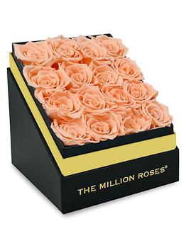 商品The Million Roses | Peach Roses In Square Box,商家Saks Fifth Avenue,价格¥1408图片