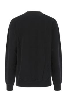 Sporty & Rich | Black cotton Wellness sweatshirt商品图片,6折