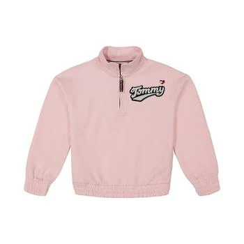 Tommy Hilfiger | Big Girls Quarter Zip Fleece Sweatshirt,商家Macy's,价格¥208