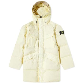 stone island羽绒服, Stone Island | Stone Island Crinkle Reps Long Down Coat商品图片 