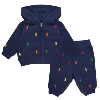 推荐Navy Repeat Pony Logo Infant Tracksuit商品