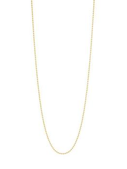 商品Roberto Coin | 18K Yellow Gold Ball Chain Necklace, 34",商家Saks Fifth Avenue,价格¥17514图片