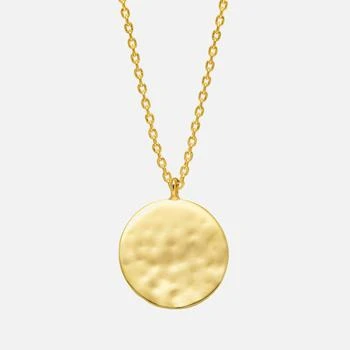 推荐Estella Bartlett Hammered Gold-Plated Necklace商品