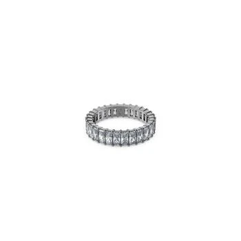 Swarovski | Crystal Baguette Cut Gray Matrix Ring,商家Macy's,价格¥627