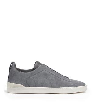 更多zegna鞋, Zegna | Canvas Triple Stitch Sneakers商品图片 