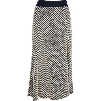 推荐Tory Burch Chevron Striped Knitted Skirt商品