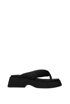 Ganni | Flip flops Fabric Black商品图片,3.8折