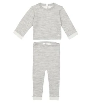 推荐Baby Thai wool knit top and pants set商品