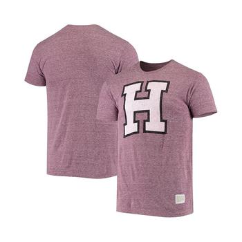 更多The Original Retro Brand, The Original Retro Brand | Men's Heathered Crimson Harvard Crimson Vintage-Like Tri-Blend T-shirt商品图片 7.3折
