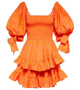 CAROLINE CONSTAS图片, CAROLINE CONSTAS | Finley cotton-blend minidress商品图片 