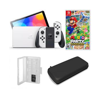 Nintendo | Switch OLED in White with Mario Party Superstars & Accessories商品图片,独家减免邮费