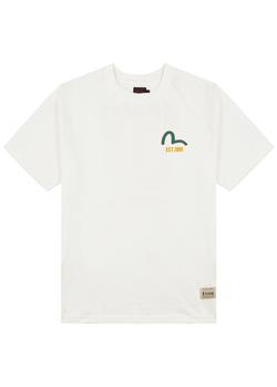 Evisu | Zip-up Daruma And Fortune Cat cotton T-shirt商品图片,满$1享8.9折, 满折