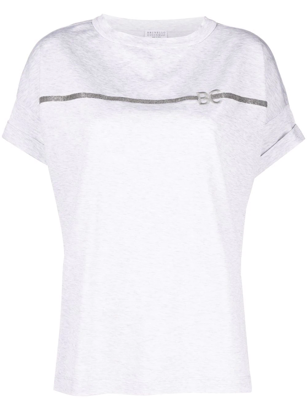 推荐BRUNELLO CUCINELLI 女士白色棉质短袖T恤 M0A45BN408-C932商品