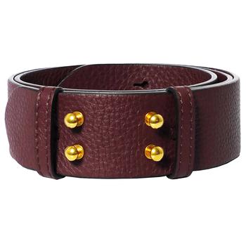 商品Ladies Deep Claret Small Belt Bag Grainy Leather Belt图片
