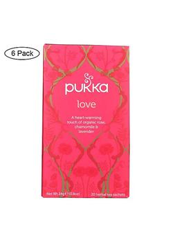 商品Pukka Herbal Teas Love Organic Rose Chamomile and Lavender Tea - Caffeine Free,商家Belk,价格¥341图片