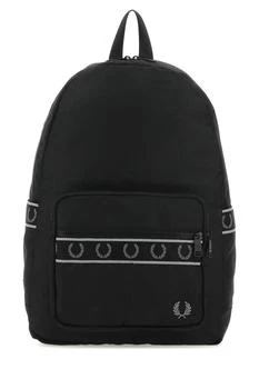 Fred Perry | Black Polyester Backpack 