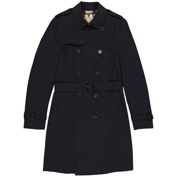 Burberry, Burberry | The Chelsea Double-breasted Long Trench Coat In Navy商品图片 7折