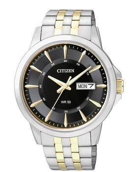 Citizen | Quartz Black Dial Two-tone Men's Watch BF2018-52H 6.2折, 满$75减$5, 满减
