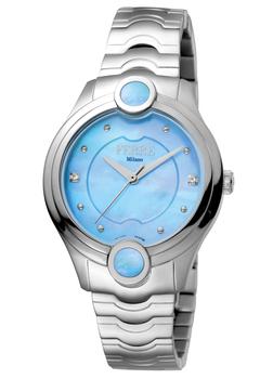 推荐Ferre Milano  Women's Blue Dial Stainless Steel  Watch商品