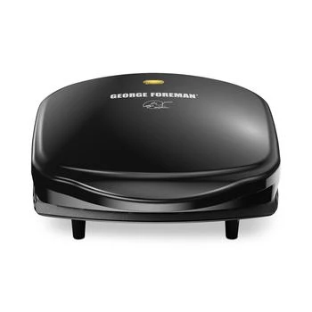 George Foreman | 2-Serving Classic Plate Electric Indoor Grill & Panini Press,商家Macy's,价格¥127