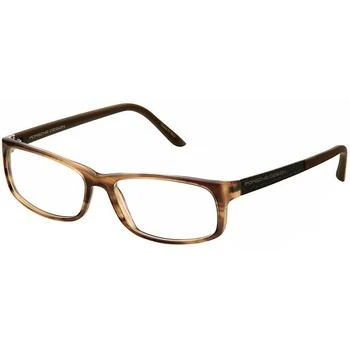 推荐Porsche Women's Eyeglasses - Demo Lens Brown Frame Rectangular | P8243-B-54-15-135商品