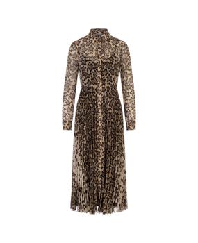 RED Valentino | Midi Shirt Dress With Leo Star Print RED Valentino商品图片,9折