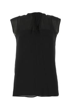 Prada | Prada Pussybow Sleeveless Blouse商品图片,4.7折