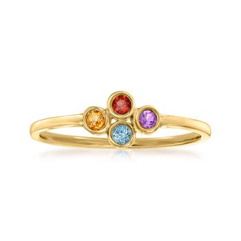 商品Ross-Simons Multi-Gemstone Ring in 14kt Yellow Gold,商家Premium Outlets,价格¥1672图片