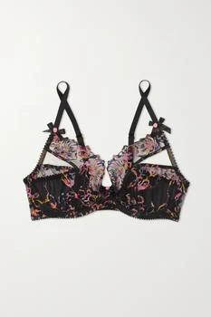 L'Agent by Agent Provocateur | Leisha 刺绣绢网带钢圈软杯文胸  - 32D 3.0折×额外9.7折, 额外九七折