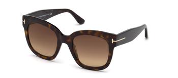 tom ford墨镜精选, Tom Ford | Tom Ford Beatrix FT0613 52H Geometric Polarized Sunglasses商品图片 