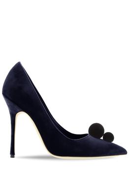Manolo Blahnik直邮, Manolo Blahnik | 115mm Piera Velvet Pumps商品图片 额外8.5折, 额外八五折